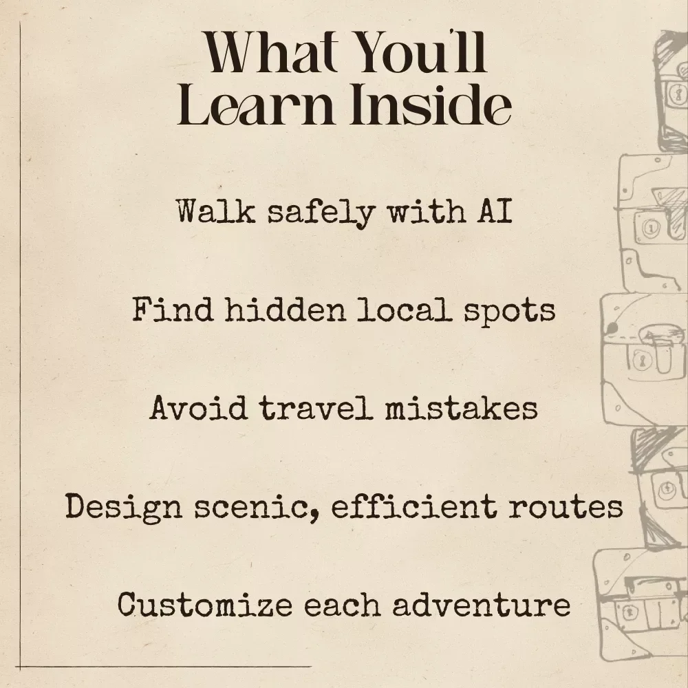 Using AI to Navigate Your Perfect Walking Adventure | Digital Travel Guide for Route Planning | ai for route walking trips