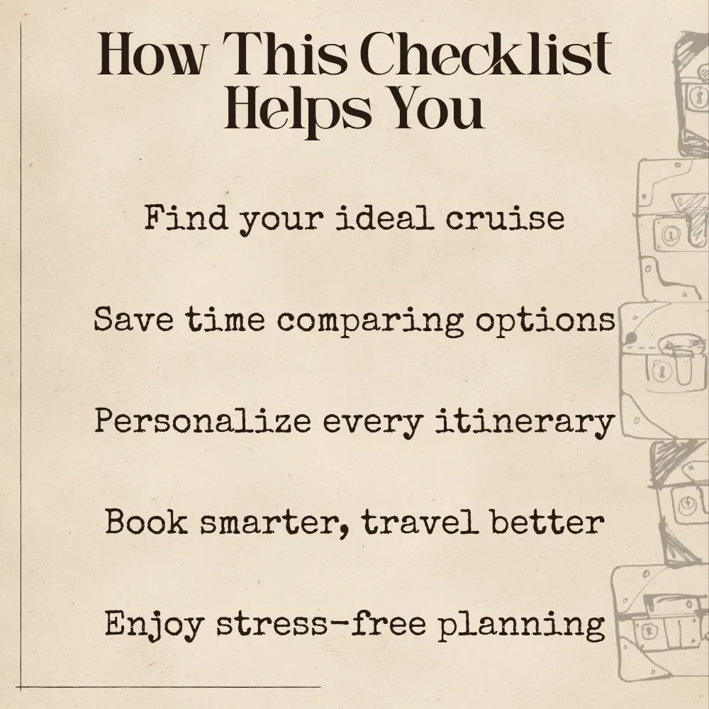 Plan Your Dream Cruise with AI | Printable Cruise Planning Checklist | Smart Digital Download for Using AI to Plan a Cruise