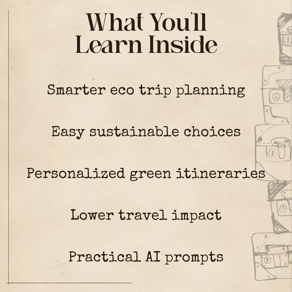 AI Ecotourism Trip Planner | Eco-Friendly Travel eBook | Sustainable Itinerary Guide | Digital Download for Responsible Adventure