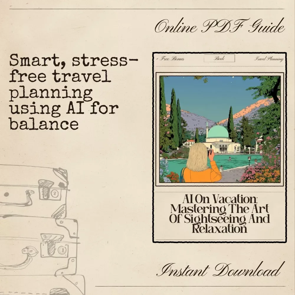 AI on Vacation: Mastering the Art of Sightseeing and Relaxation – Digital Travel Guide | AI Travel Planner | Stress-Free Itinerary eBook for Balanced Sightseeing & Rest