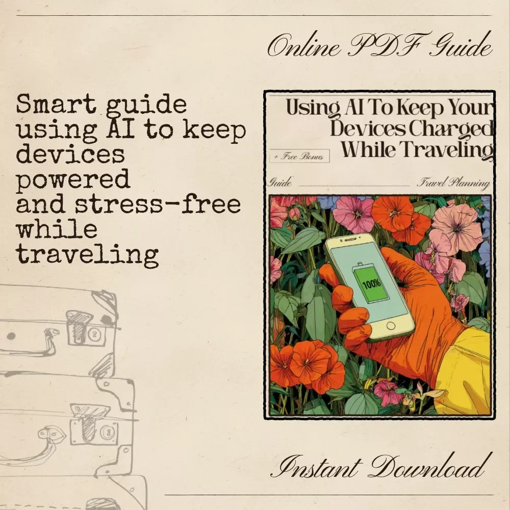 Using AI to Keep Your Devices Charged While Traveling | AI for Backup Power Solutions While Traveling | Smart Travel Power Guide for Digital Nomads & Adventurers