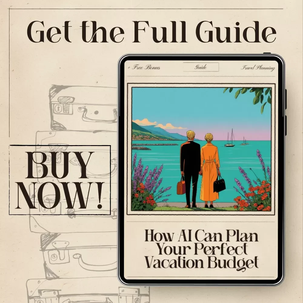 How AI Can Plan Your Perfect Vacation Budget | Travel Budgeting Guide | AI That Creates a Travel Budget for You | Digital Download for Smarter Trip Planning