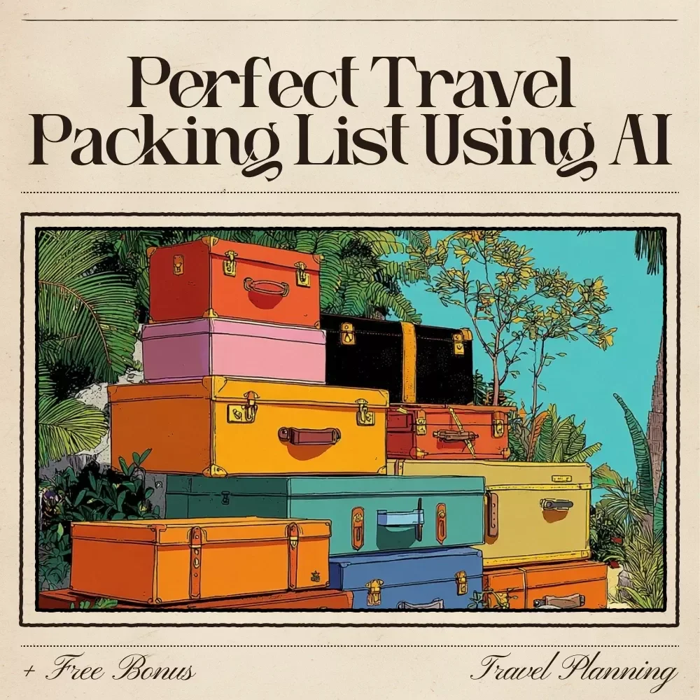 How AI Can Build Your Perfect Travel Packing List | Smart Digital Guide for Organized Travelers | Learn How to Use an AI Travel Packing List Generator