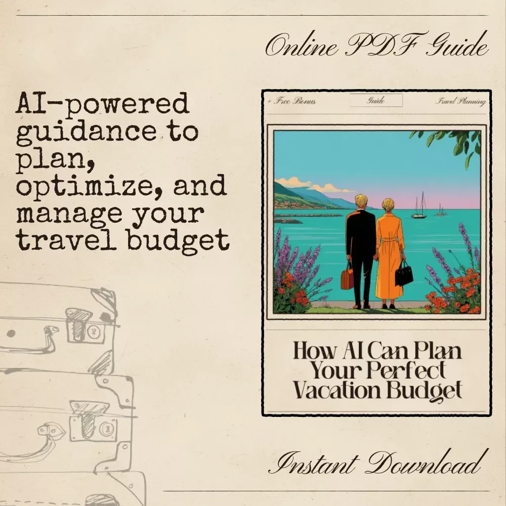 How AI Can Plan Your Perfect Vacation Budget | Travel Budgeting Guide | AI That Creates a Travel Budget for You | Digital Download for Smarter Trip Planning