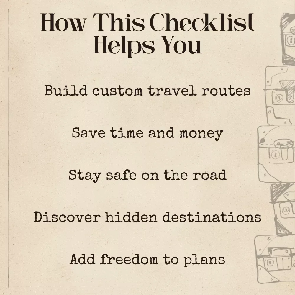 AI-Powered Backpacker Route & Itinerary Checklist – Digital Travel Planner | Smart Guide for Easy Route Mapping | Instant Download for Budget Adventurers | ai for backpacker travel routes itineraries