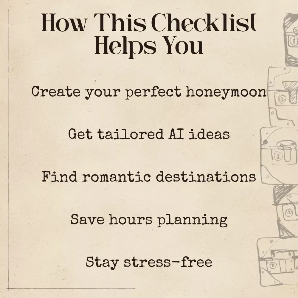 Let AI Plan Your Perfect Honeymoon | Digital Travel Checklist | Smart Honeymoon Planner | How to Use AI That Plans a Perfect Honeymoon