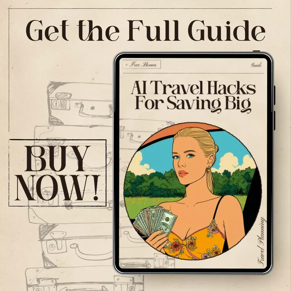 AI Travel Hacks for Saving Big — Budget Travel Guide for Cheaper Flights, Hotels & Trips | Digital Download | AI Travel Hacks for Saving Money