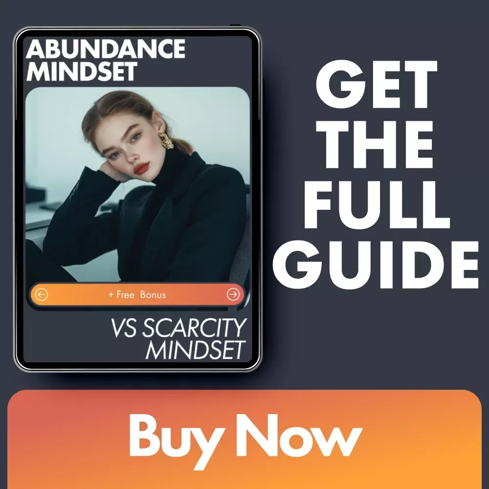 Abundance Mindset vs Scarcity Mindset Guide | Business Mindset Workbook | Entrepreneur Mindset Shift | Digital Download