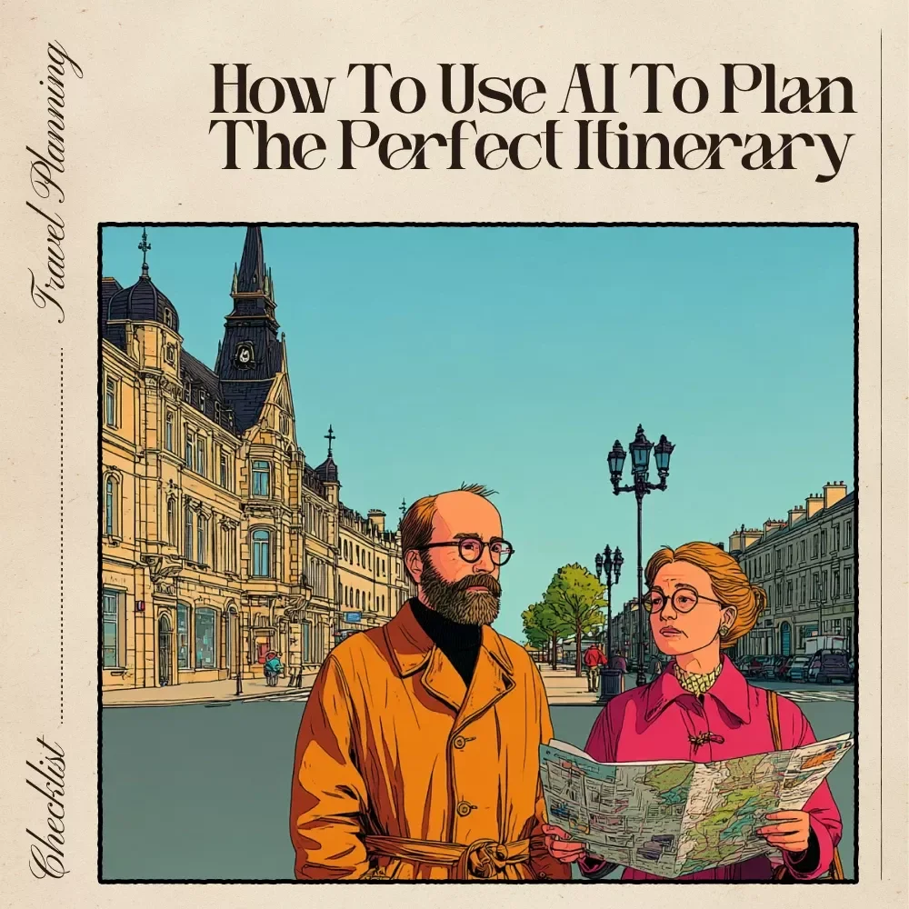 How to Use AI to Plan the Perfect Itinerary — Ultimate Road Trip Planning eBook for Travelers | Digital Download | using ai to plan a road trip itinerary Guide