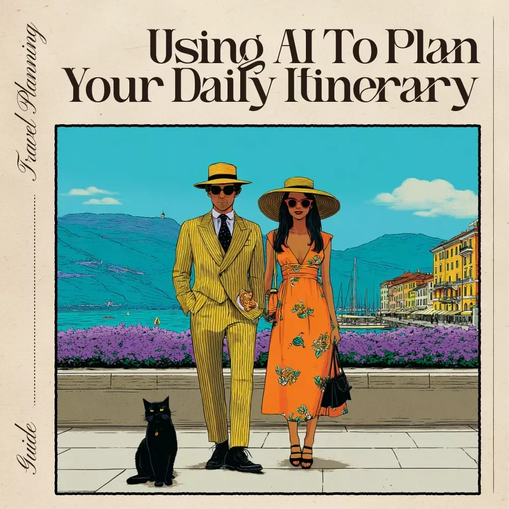 Using AI to Plan Your Daily Itinerary | Travel Planning Guide for Effortless Day-by-Day Trips | Digital Download | ai app that plans your day by day itinerary | Ultimate Itinerary Planner eBook