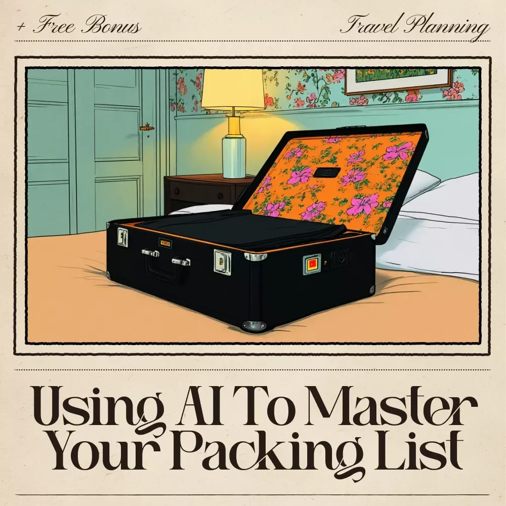Using AI to Master Your Packing List | Ultimate Travel Guide for Smarter Trips | Digital Download for How to Use AI for Travel Packing List Optimization