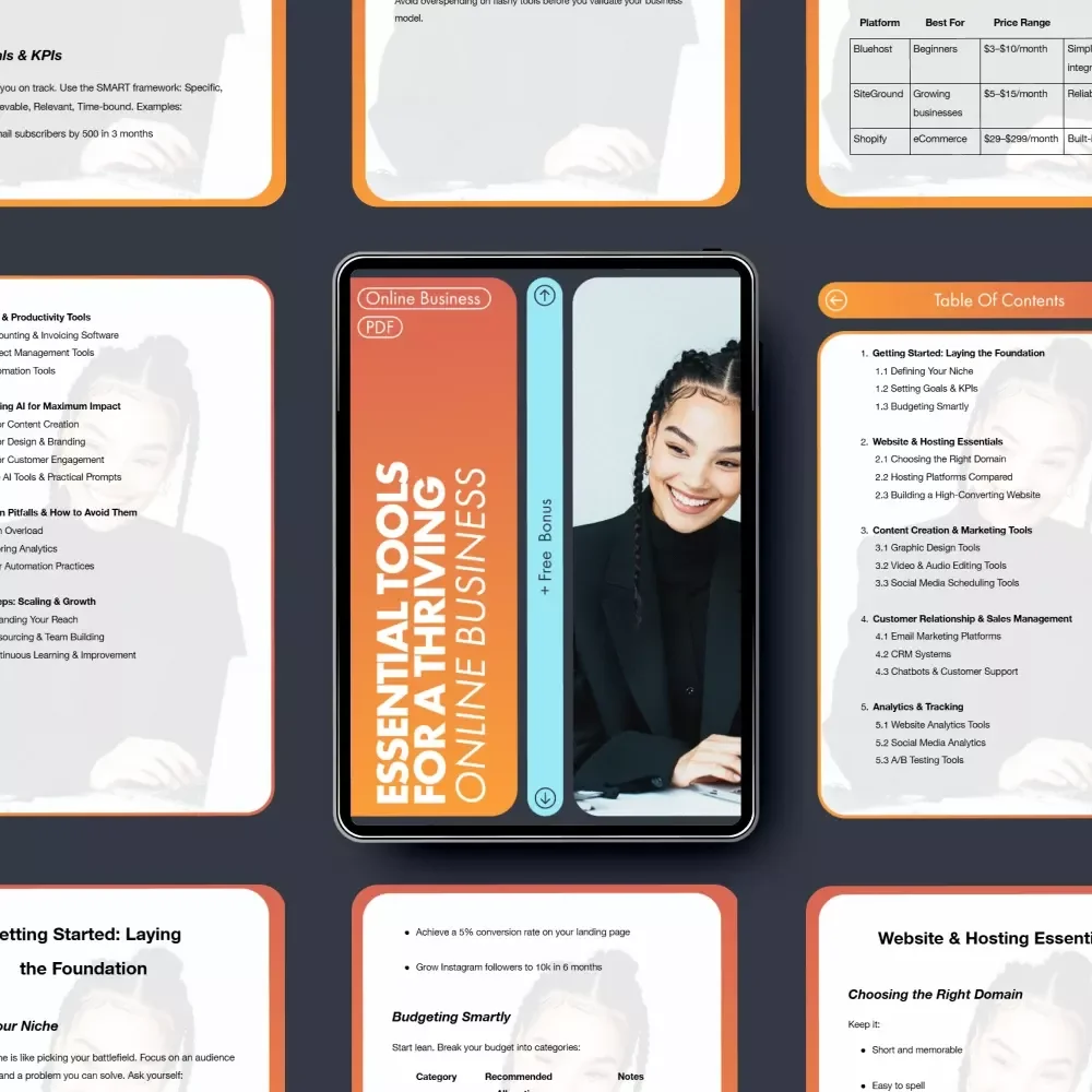 Essential Tools for a Thriving Online Business: Your Ultimate Guide to Building & Scaling a Successful Digital Brand
