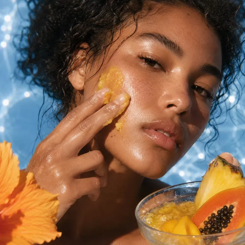 Tropical Fruit Mask Prep Steps