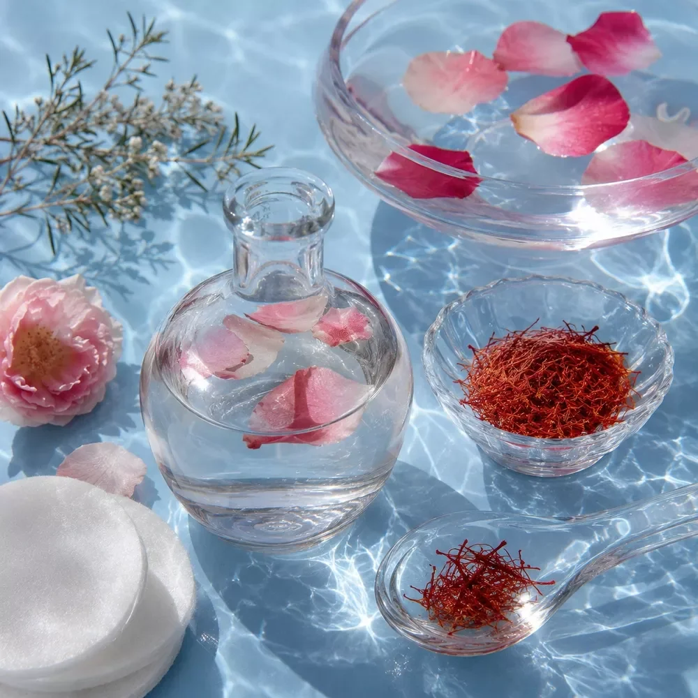 Rosewater & Saffron Skin Recipes