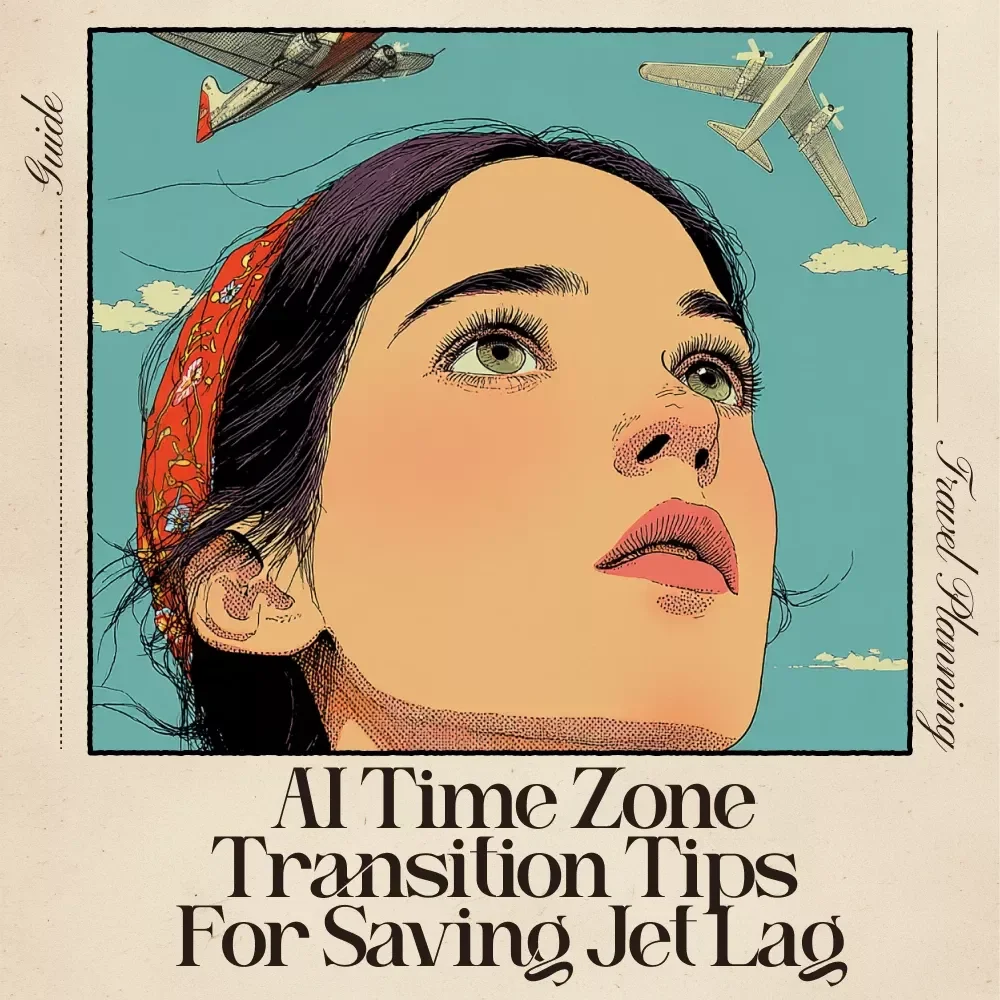 AI Time Zone Transition Tips for Saving Jet Lag | Digital Jet Lag Guide, Travel Wellness eBook, Fatigue Prediction & Flight Prep Strategies