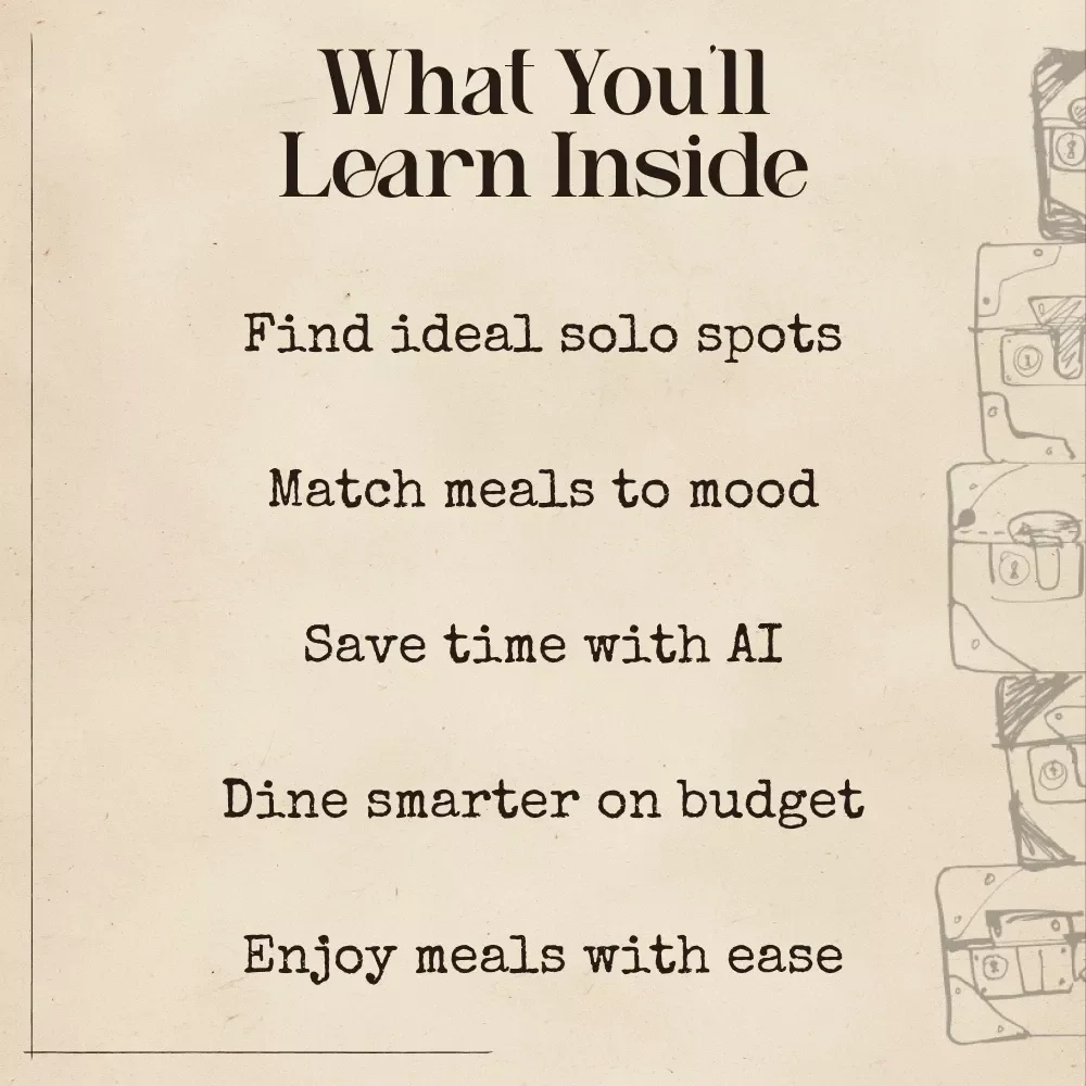 How AI Makes Solo Dining Exciting and Effortless | Digital Foodie eBook | ai for solo dining restaurant recommendations for Confident, Personalized Dining Adventures