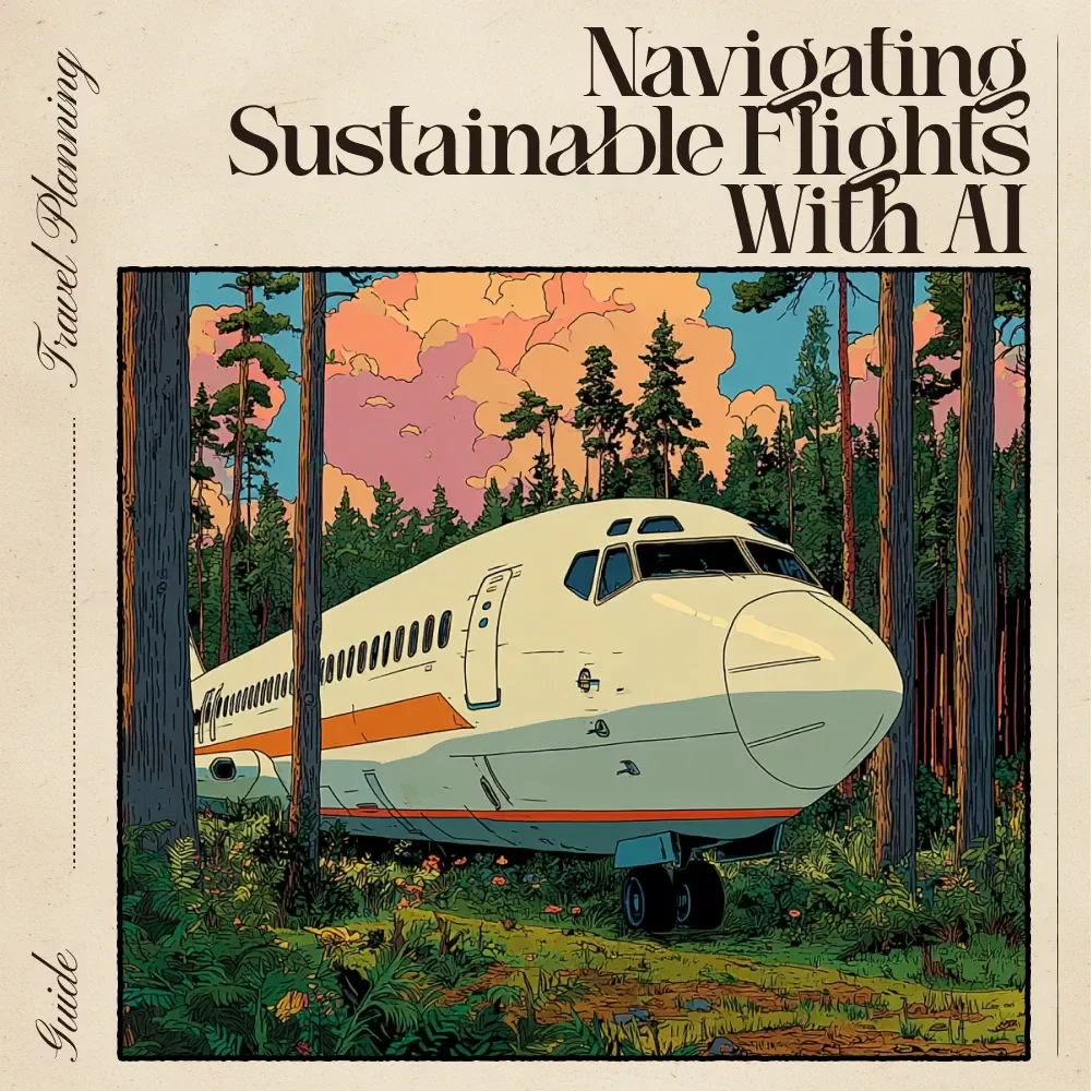Navigating Sustainable Flights with AI – Eco Travel Guide for Greener Trips, AI for Finding Sustainable Airline Options, Low-Impact Flight Planning eBook