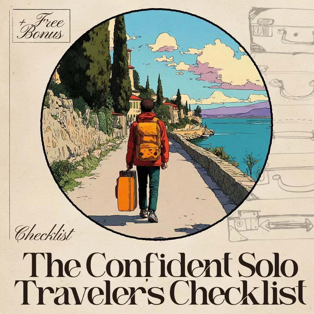 The Confident Solo Traveler’s Checklist | AI for Safe Solo Travel Destinations Guide | Solo Travel Safety Printable Checklist | Digital Download