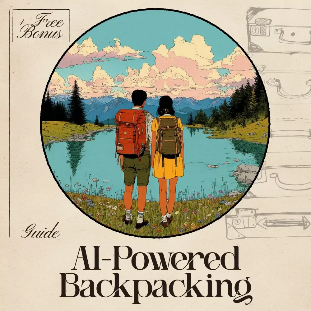 A Modern Guide to AI-Powered Backpacking | Digital eBook for Smarter Trip Planning | Learn using ai to plan a backpacking trip with Free Tools, Prompts, and Real-World Examples