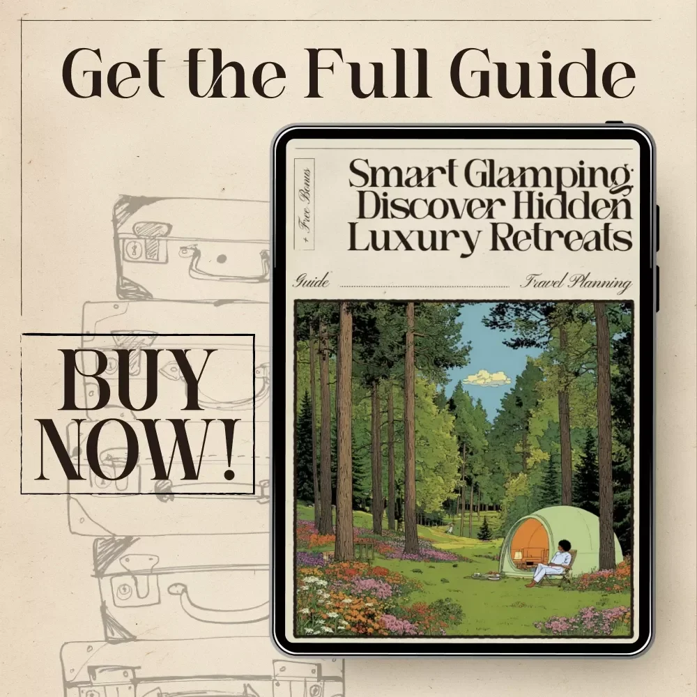 Smart Glamping: Discover Hidden Luxury Retreats – Digital Travel Guide | AI Travel Companion for Effortless Outdoor Luxury | Instant Download for Modern Explorers | ai to find glamorous camping glamping sites