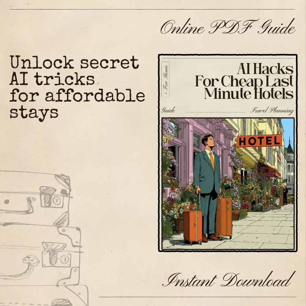 AI Hacks for Cheap Last Minute Hotels | Smart Digital Guide for Travelers | Learn How to Use ai for finding cheap last minute hotels and Unlock Insider Booking Secrets
