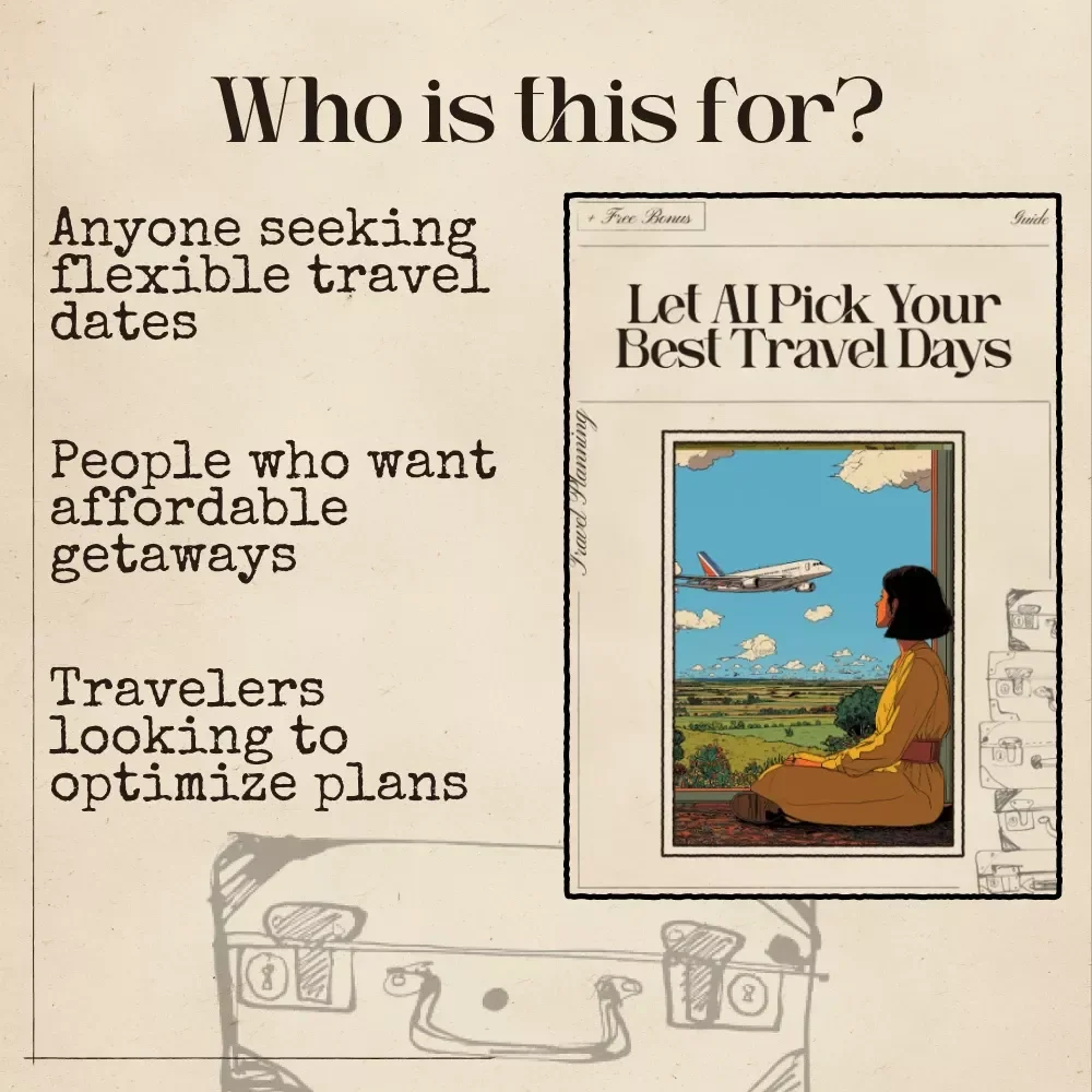 Let AI Pick Your Best Travel Days: A Guide to Flexible Travel Planning with AI