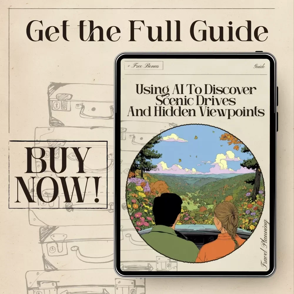 Using AI to Discover Scenic Drives and Hidden Viewpoints | Digital Travel Planning Guide | ai that finds scenic drives and viewpoints for Peaceful, Inspiring Road Trips
