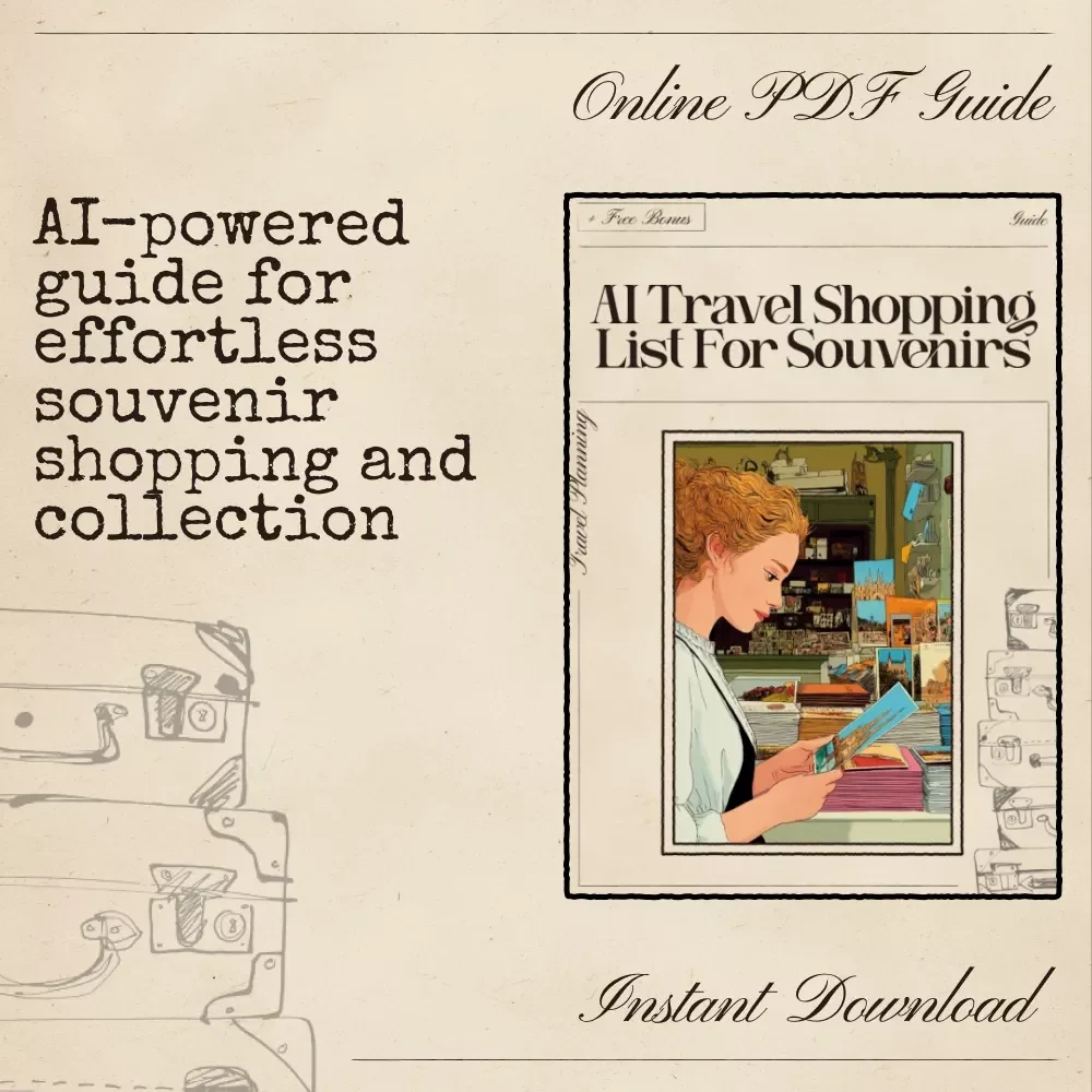AI Travel Shopping List for Souvenirs - The Ultimate Guide for Unique Finds