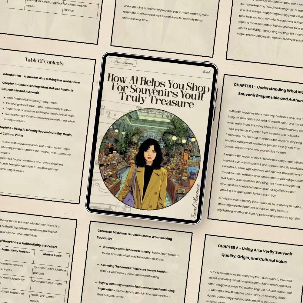 How AI Helps You Shop for Souvenirs You’ll Truly Treasure | Digital Travel & Culture Guide | ai for responsible souvenir shopping for Mindful Travelers and Gift Seekers