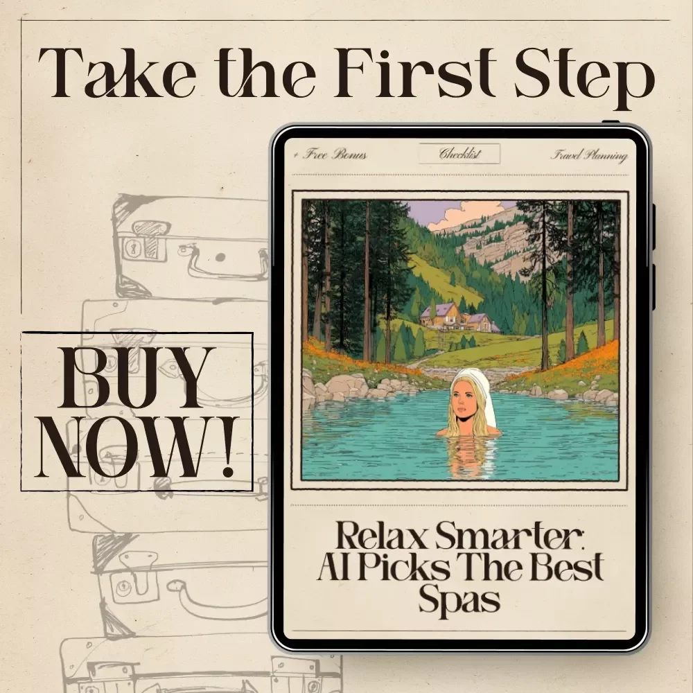 Relax Smarter: AI Picks the Best Spas Checklist | Digital Travel Guide | Instant Download | ai that finds the best spas | Spa Planning Tool