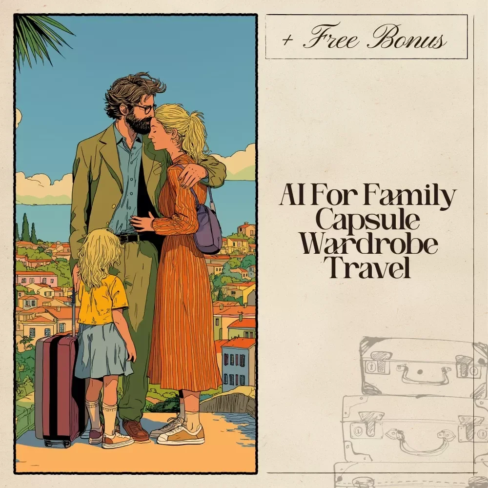 AI for Family Capsule Wardrobe Travel – Smart eBook Guide for Stress-Free Packing & Mix-and-Match Outfits