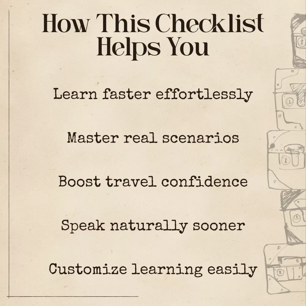 AI Language Sprint for Travelers – ai language learning mini plan for travel prep | Travel-Ready Phrase Guide & Smart Checklist for Fast Language Prep