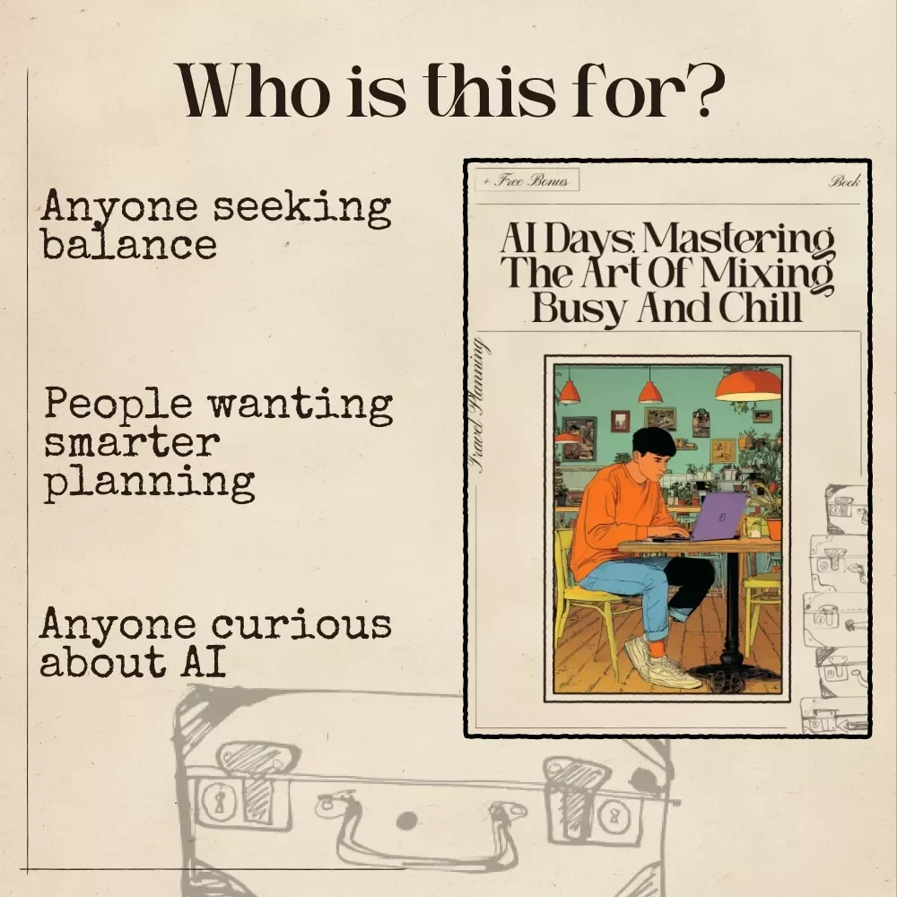 AI Days: Mastering the Art of Mixing Busy and Chill | Digital Download Guide, eBook & Checklist for Productivity, Balance & AI-Powered Planning