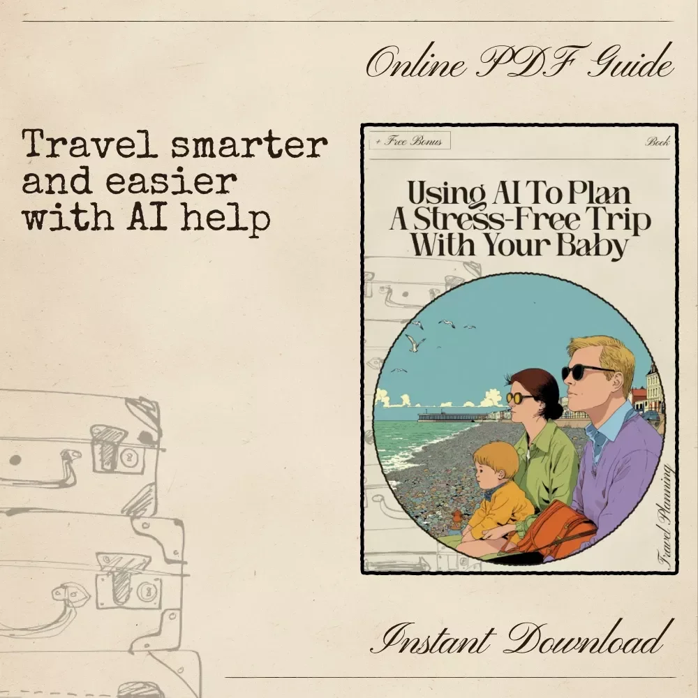 Using AI to Plan a Stress-Free Trip with Your Baby | Digital eBook for Parents | Learn ai to plan a trip with a baby, Baby-Friendly Tools, and Smart Itinerary Tips