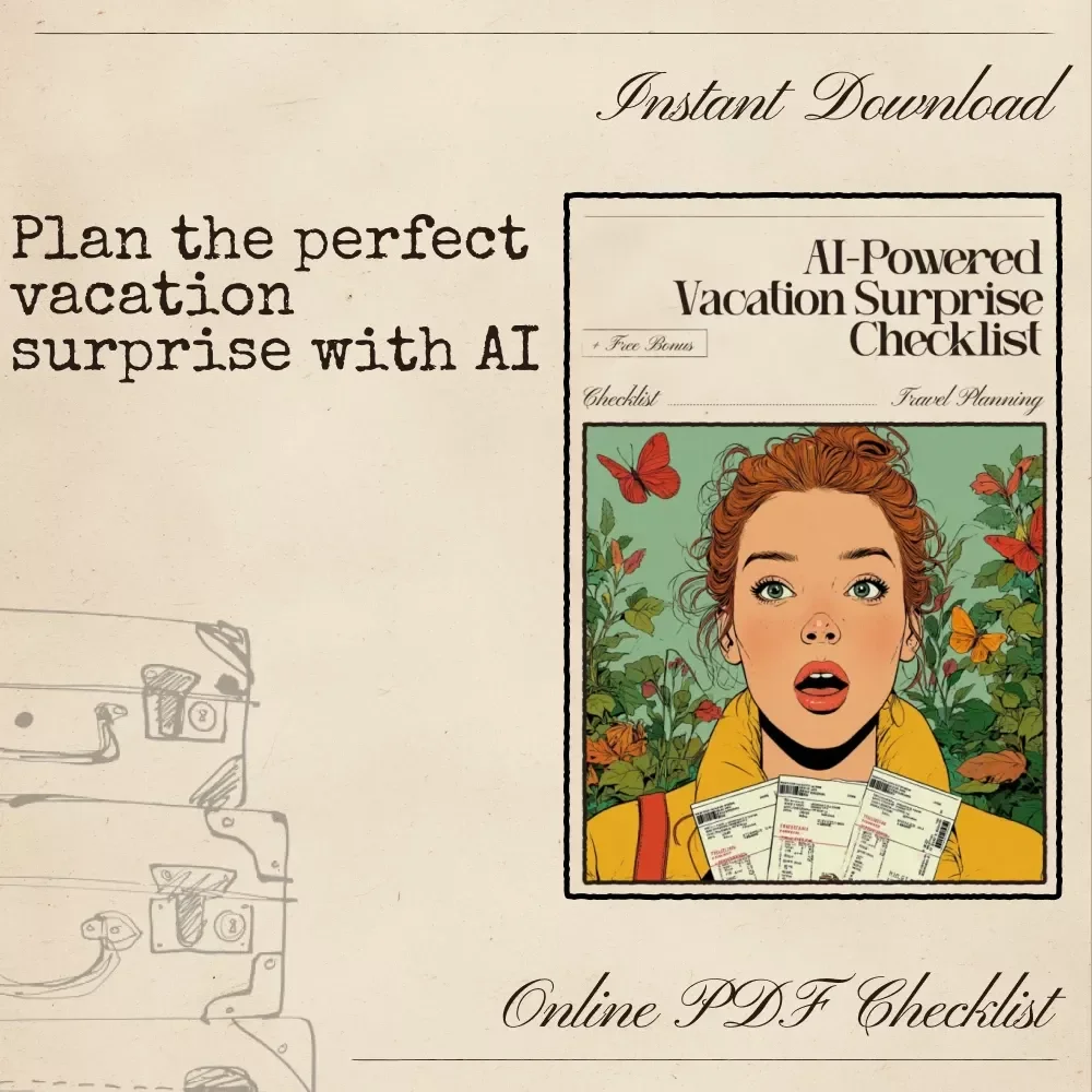AI-Powered Vacation Surprise Checklist - The Ultimate Travel Planning Guide for Secret Getaways
