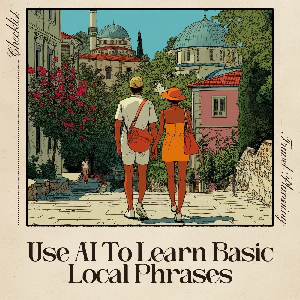 Use AI to Learn Basic Local Phrases | Travel Language Checklist | Instant Download Guide for Fast Phrase Learning | ai for learning basic local phrases