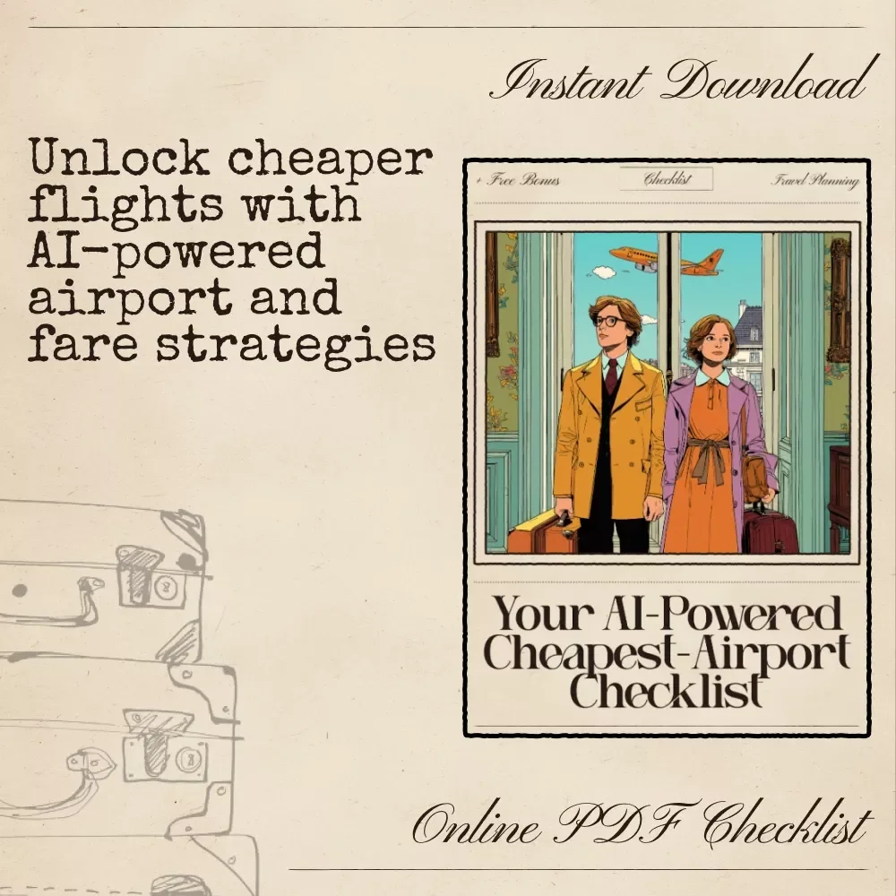 Your AI-Powered Cheapest-Airport Checklist: Find the Best Deals and Save Big on Flights