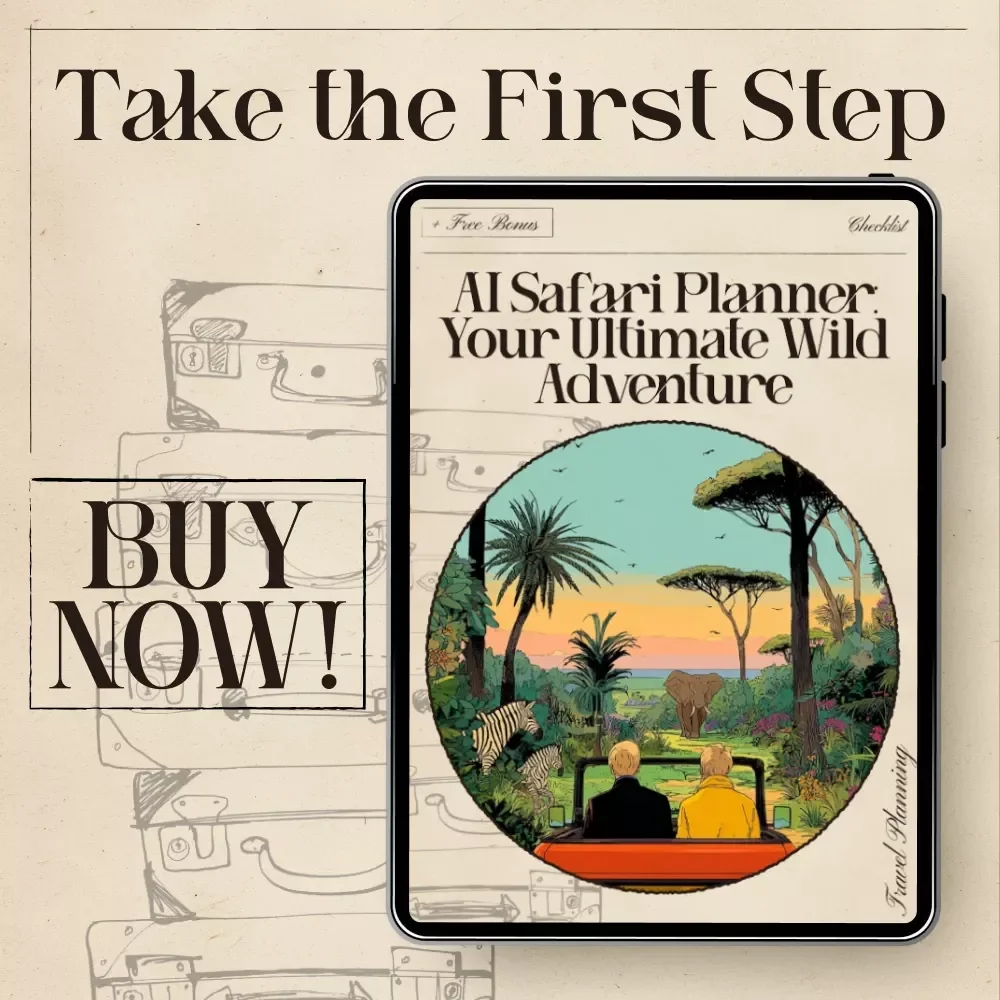 AI Safari Planner: Your Ultimate Wild Adventure Checklist | Digital Download for Effortless Safari Planning | AI that plans a safari itinerary
