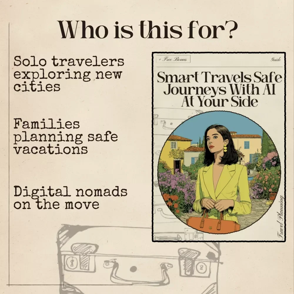 Smart Travels Safe Journeys with AI at Your Side | Digital Travel Safety Guide | ai to avoid travel scams and pickpockets for Confident and Secure Adventures