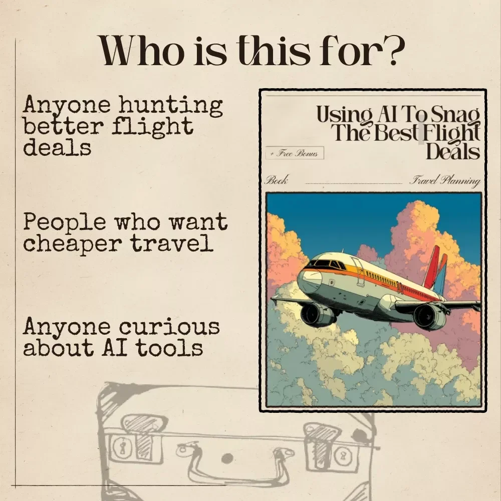 Using AI to Snag the Best Flight Deals Ebook | Ultimate Travel Savings Guide with ai tools for flight deal alerts | Digital Download for Smarter Trip Planning