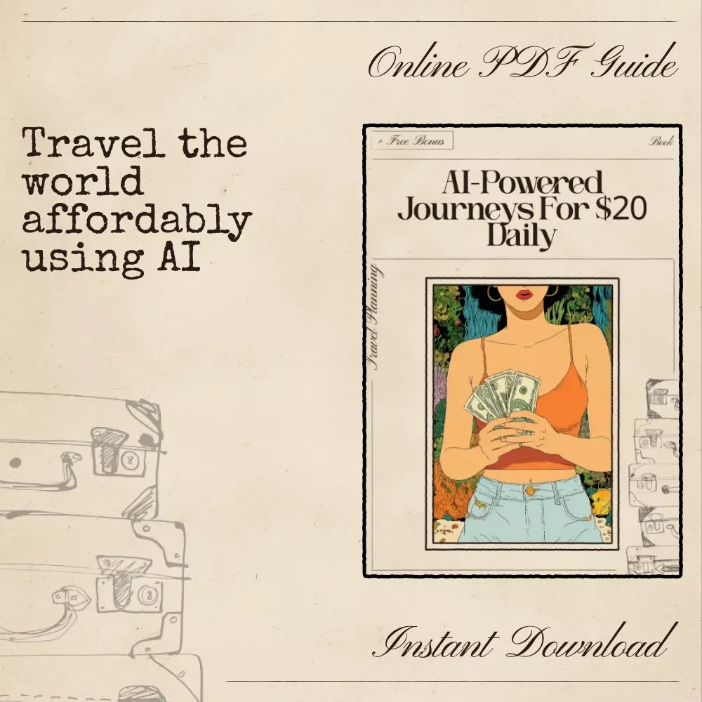 AI-Powered Journeys for $20 Daily: The Ultimate AI to Travel the World on 20 Dollars a Day eBook