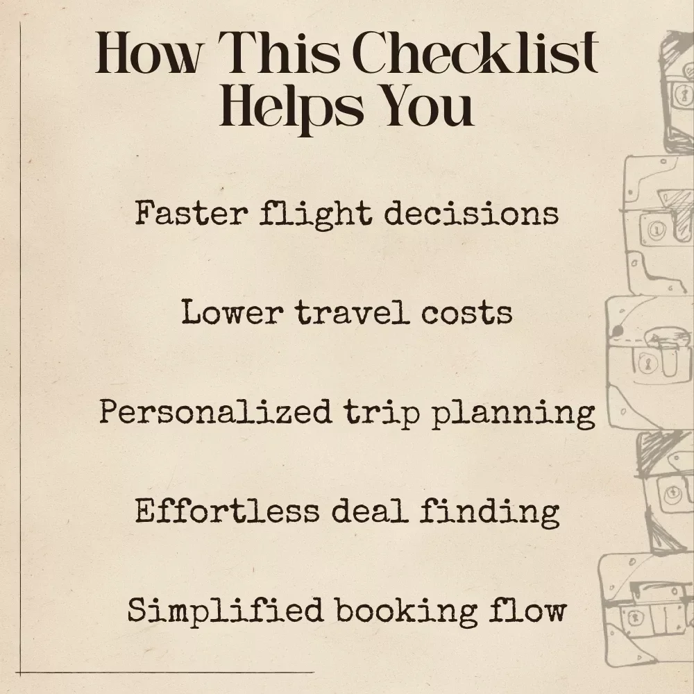 Smart AI for Solo Travel Flights Checklist | Digital Download for Solo Travelers | AI to Find Flights for Solo Travelers | Budget Flight Finder Guide