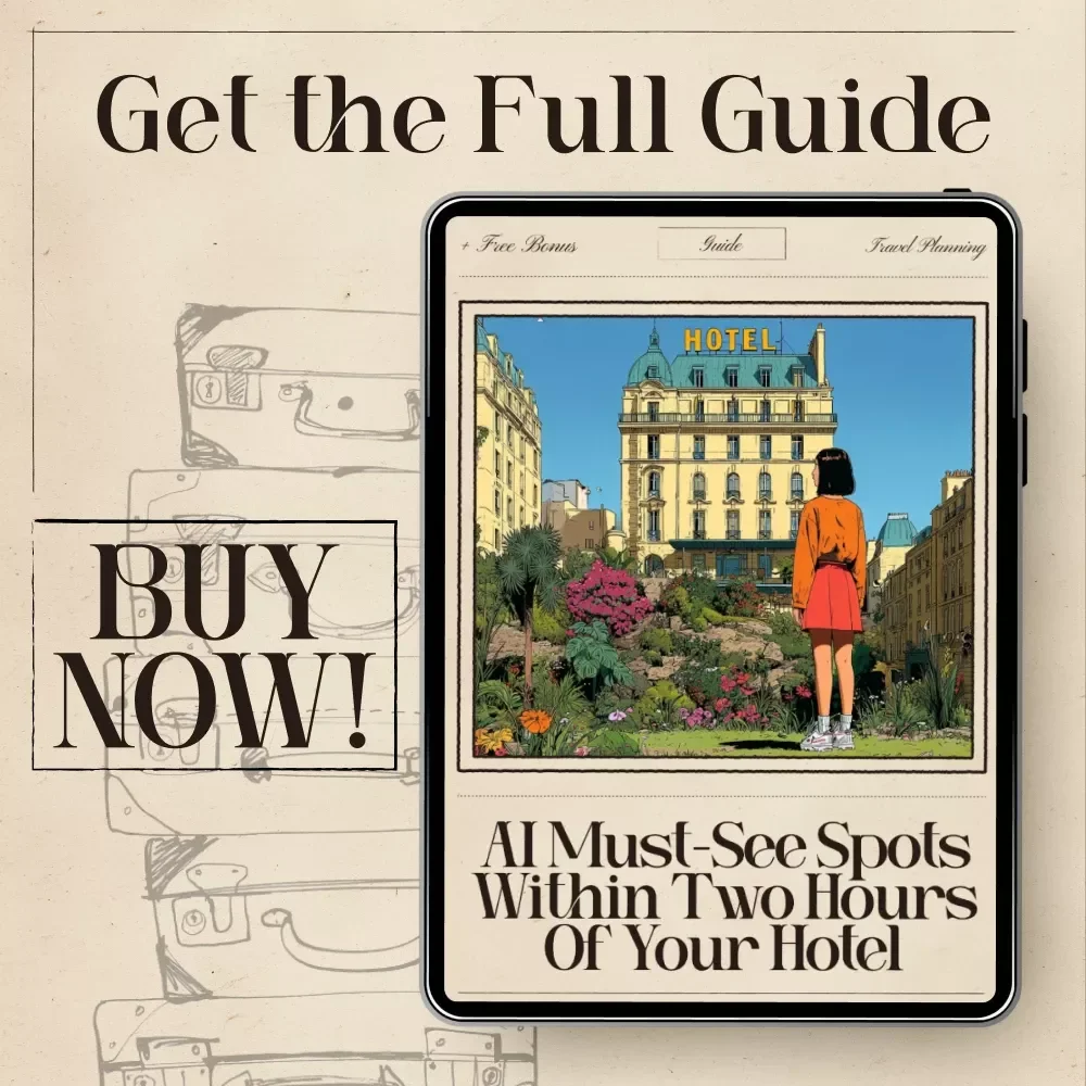 AI Must-See Spots Within 2 Hours of Your Hotel | Travel Guide, Digital Download, Local Discovery eBook, Smart Itinerary Planner for Fast Adventures