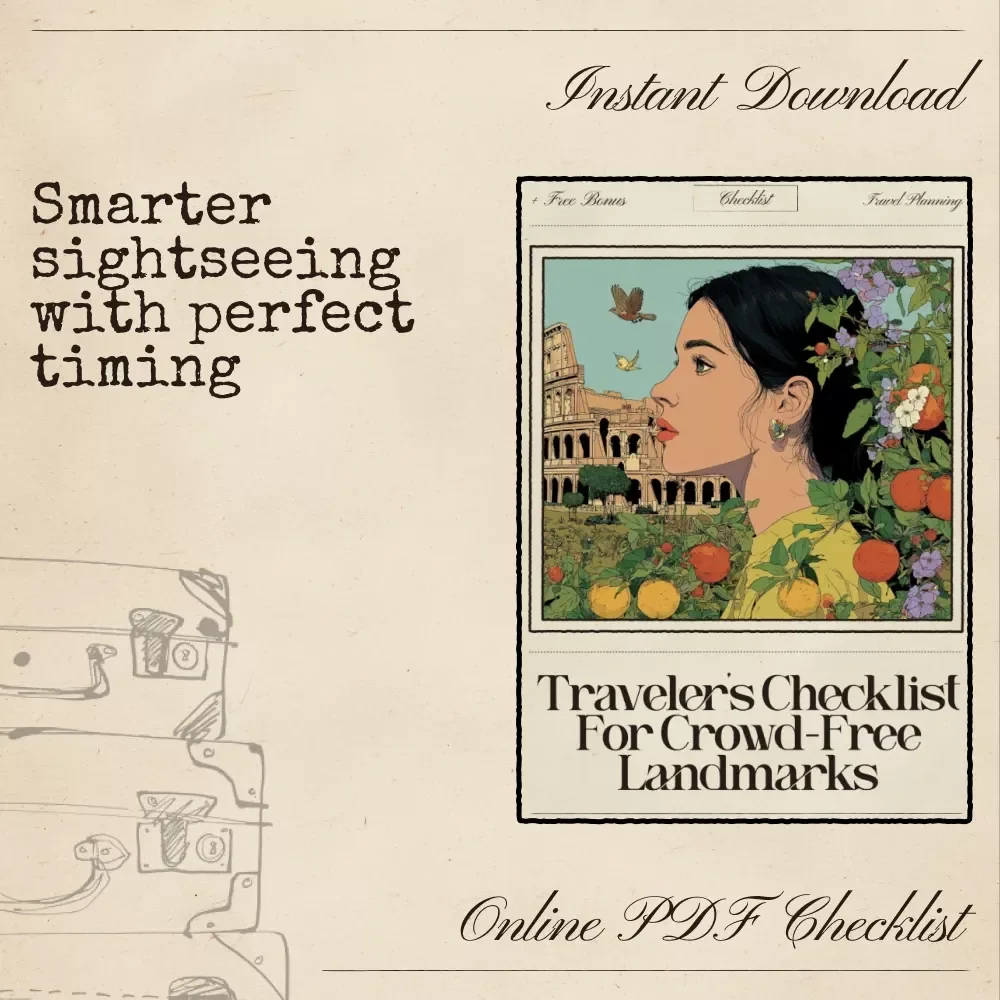 Traveler’s Checklist for Crowd-Free Landmarks | Smart Trip Planning Guide | ai that suggests alternative times to visit landmarks for Peaceful, Unhurried Adventures