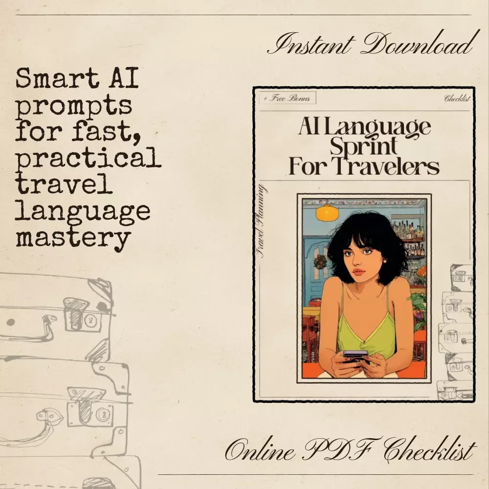 AI Language Sprint for Travelers – ai language learning mini plan for travel prep | Travel-Ready Phrase Guide & Smart Checklist for Fast Language Prep