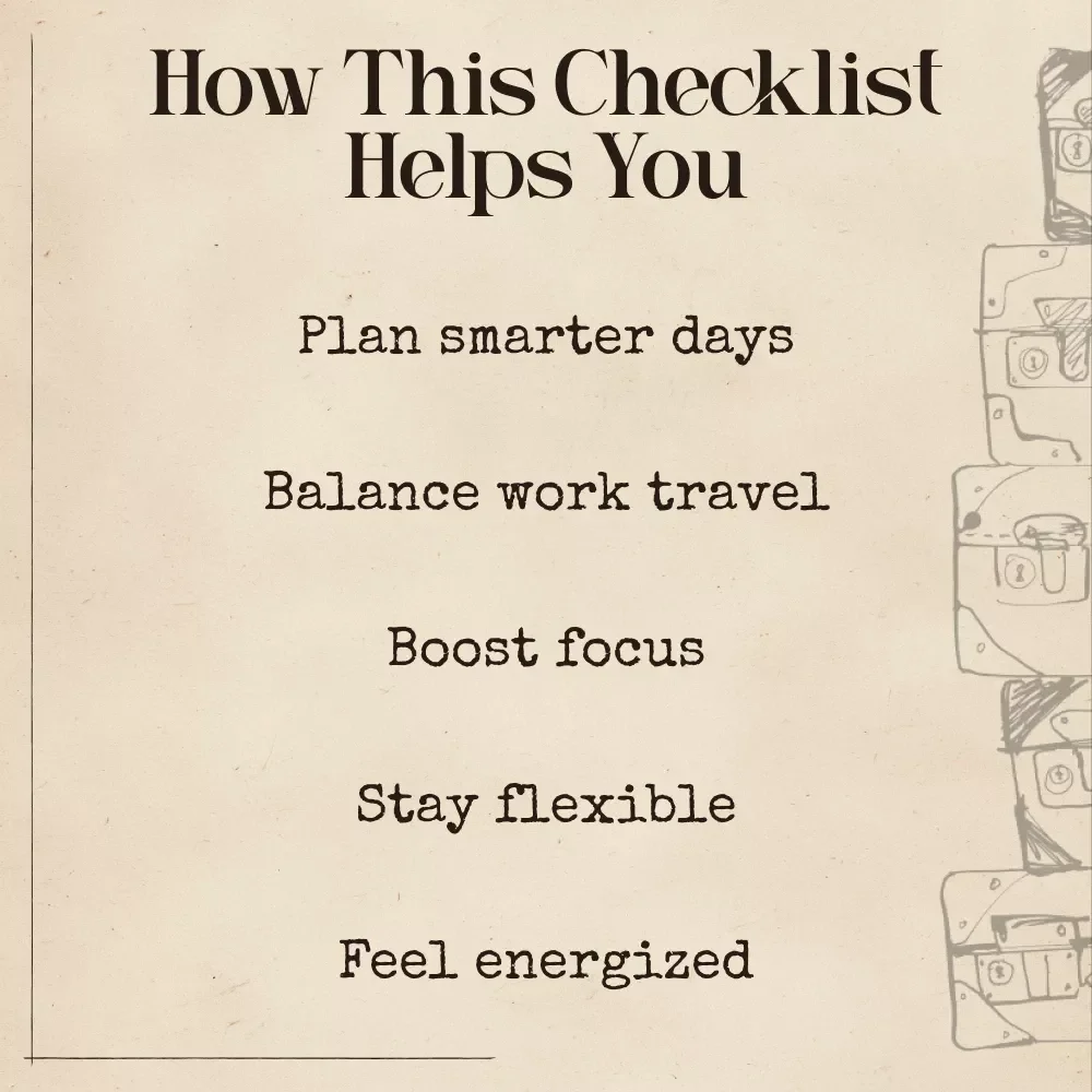 A Playful Checklist for AI-Powered Routines | Digital Workation Planner | ai that suggests workation routines for Digital Nomads and Remote Creators