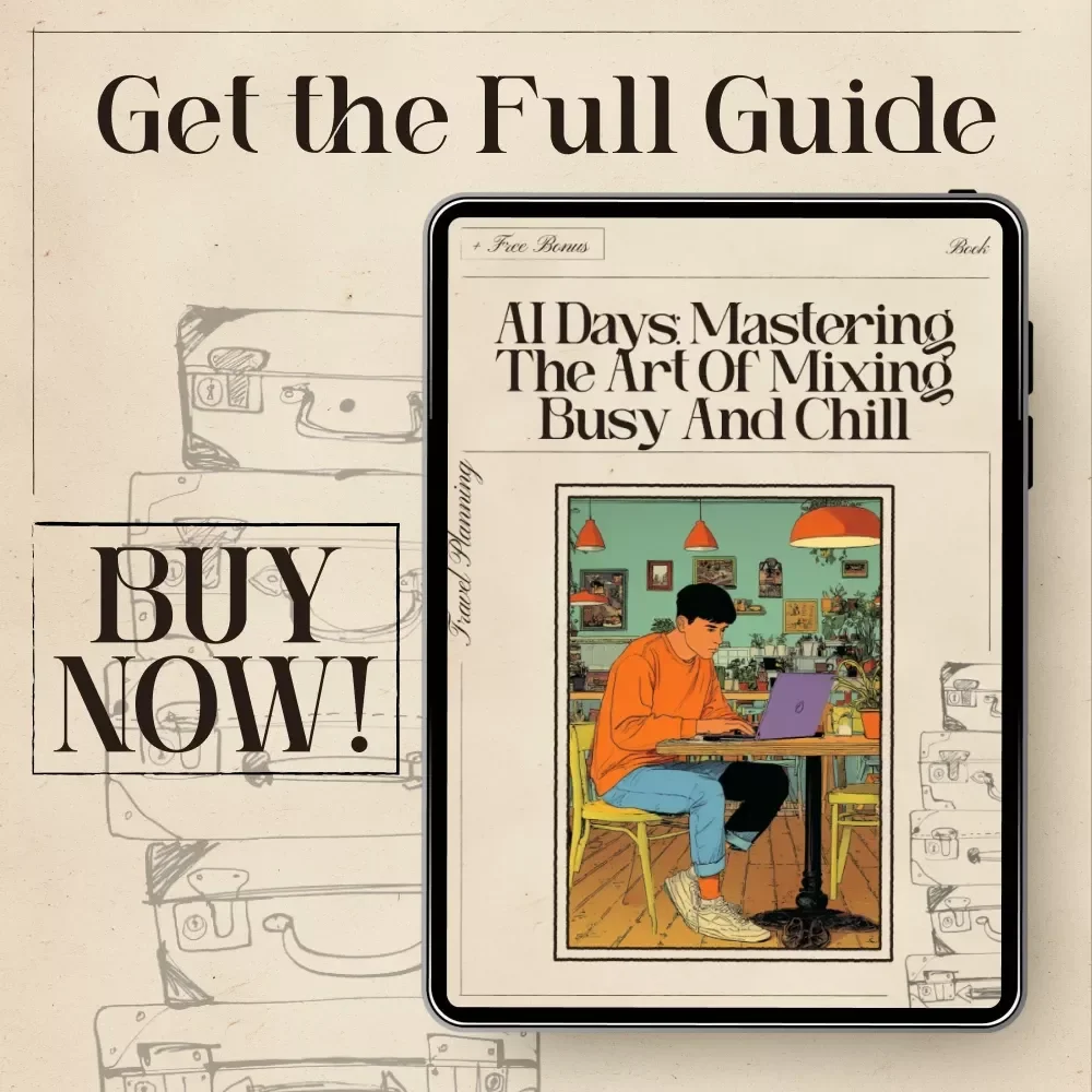 AI Days: Mastering the Art of Mixing Busy and Chill | Digital Download Guide, eBook & Checklist for Productivity, Balance & AI-Powered Planning