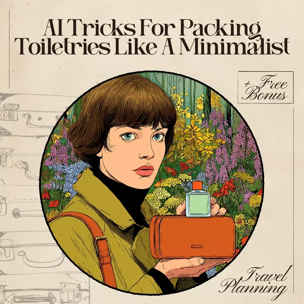 AI Tricks for Packing Toiletries Like a Minimalist | Digital Checklist for Smart, Minimal Travel | ai for packing toiletries minimally
