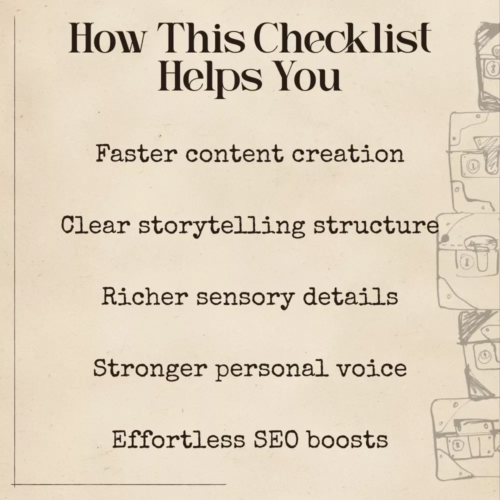 AI Tools for Easy Travel Blogging Checklist | Digital Download for Bloggers | Guide to Using ai prompts for turning travel notes into blog posts