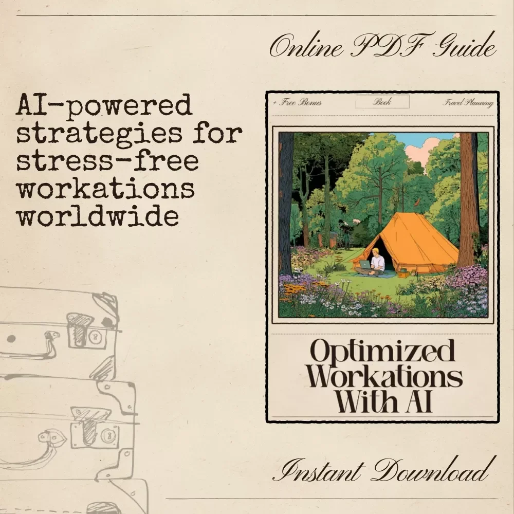 Optimized Workations with AI – Digital Guide for Remote Work, Time-Zone Planning, AI Productivity, Work-Travel Balance | Ultimate Workation eBook & Checklist